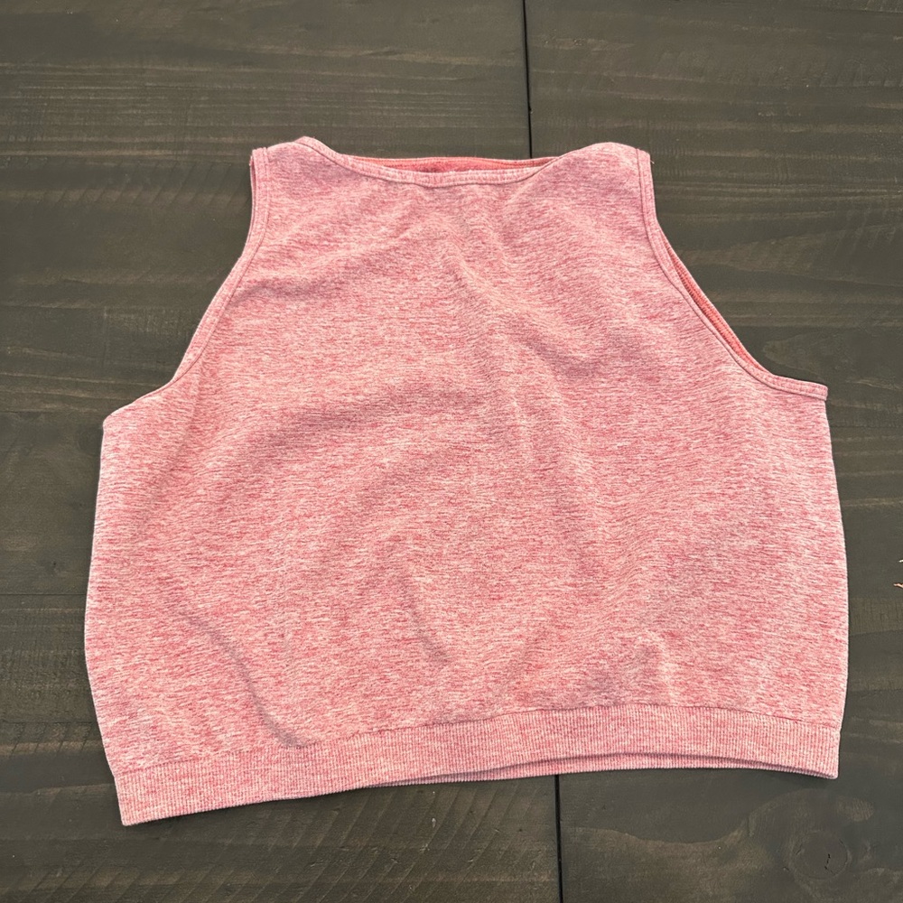 Free People Pink Sleeveless Crop Tank Top